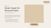 Smart Goals Powerpoint Template