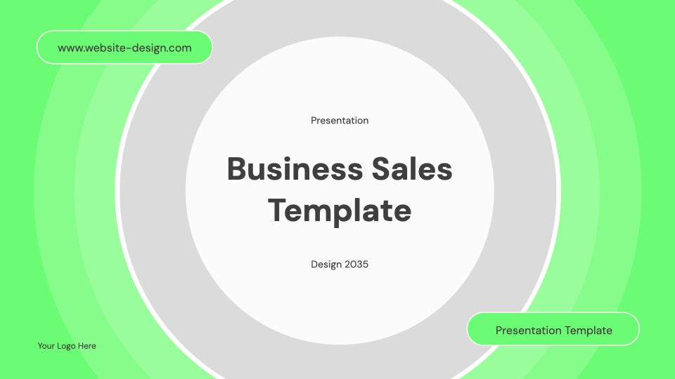 Business Sales Presentation Template Google Slides