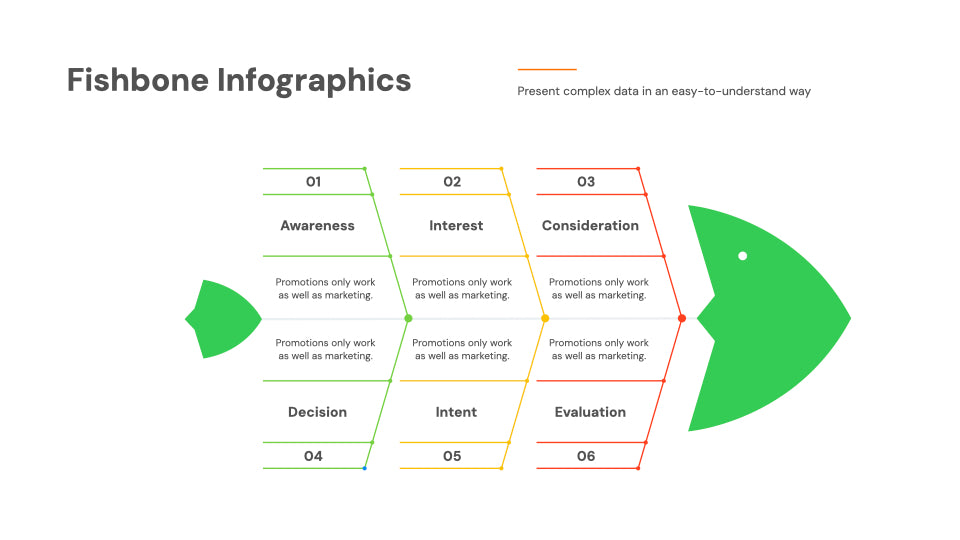 Fishbone Infographic Kit Keynote