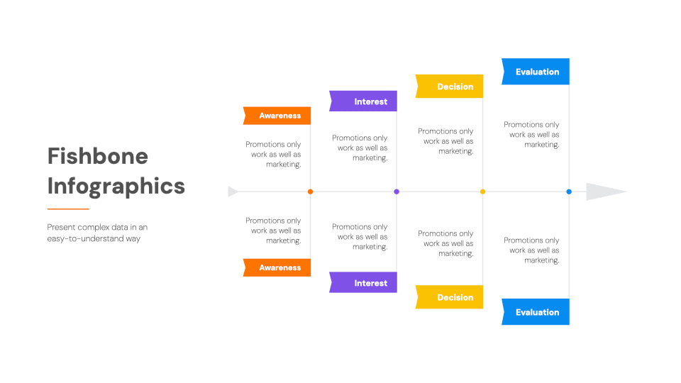 Fishbone Infographic Kit Keynote