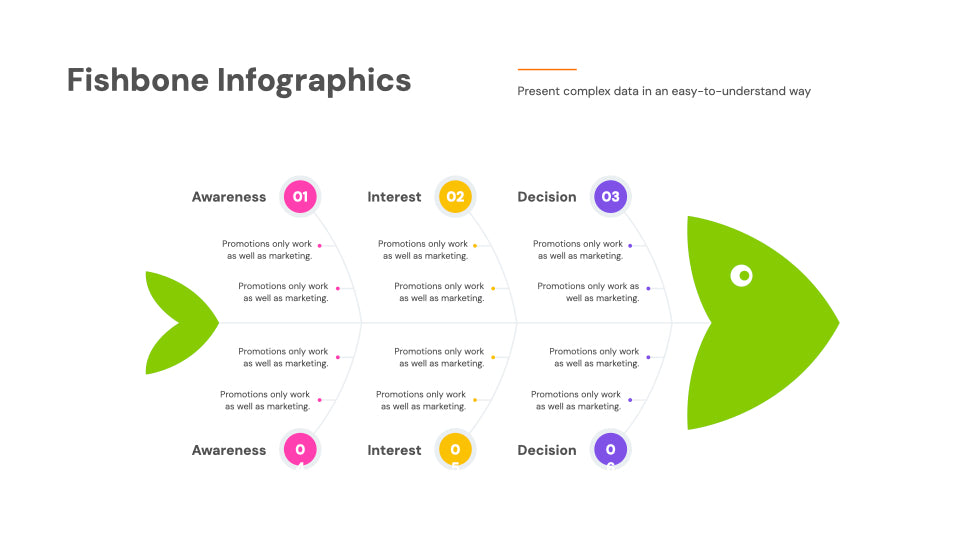 Fishbone Infographic Kit Keynote