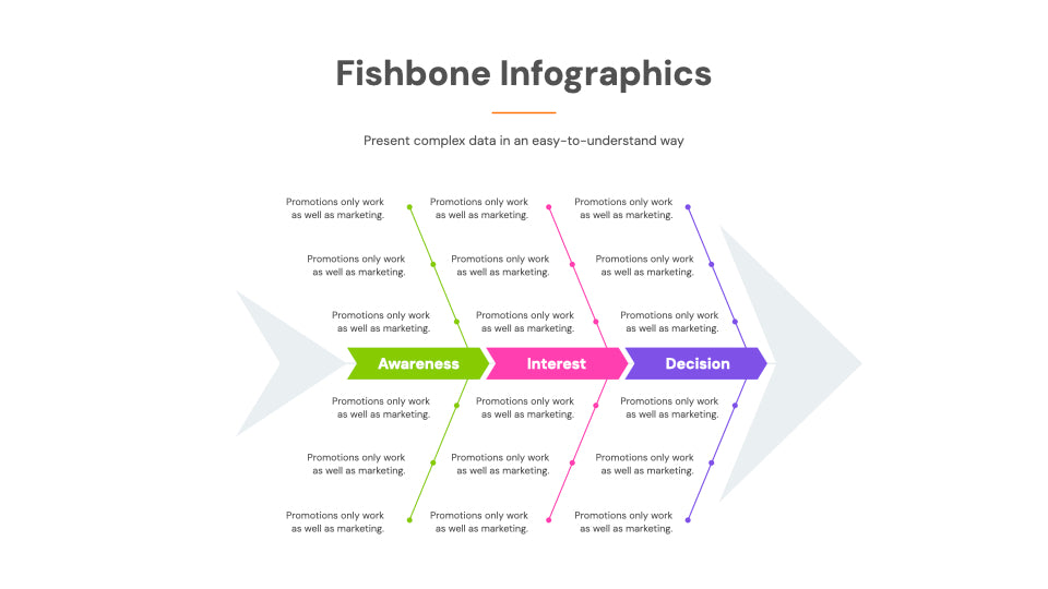 Fishbone Infographic Kit Keynote