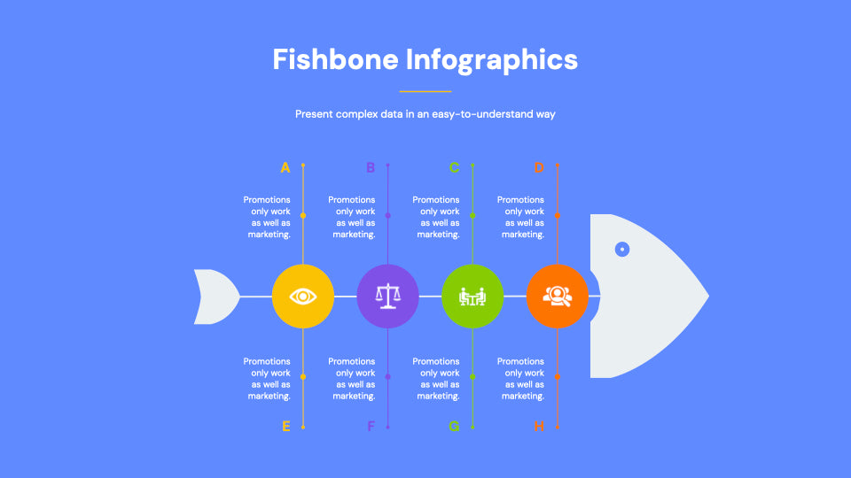 Fishbone Infographic Kit Keynote