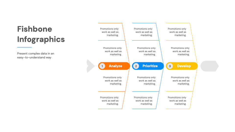 Fishbone Infographic Kit Keynote