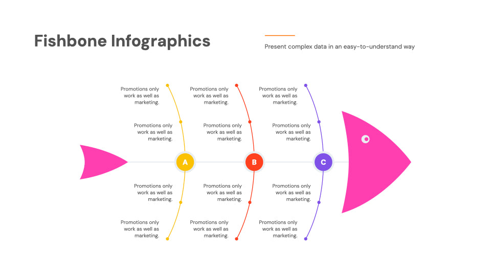 Fishbone Infographic Kit Keynote