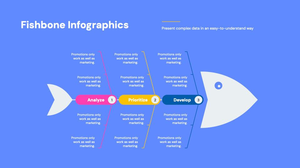 Fishbone Infographic Kit Keynote