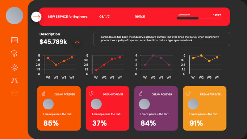 Analytics Dashboards PowerPoint Presentation Template