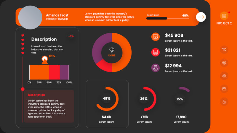 Analytics Dashboards PowerPoint Presentation Template
