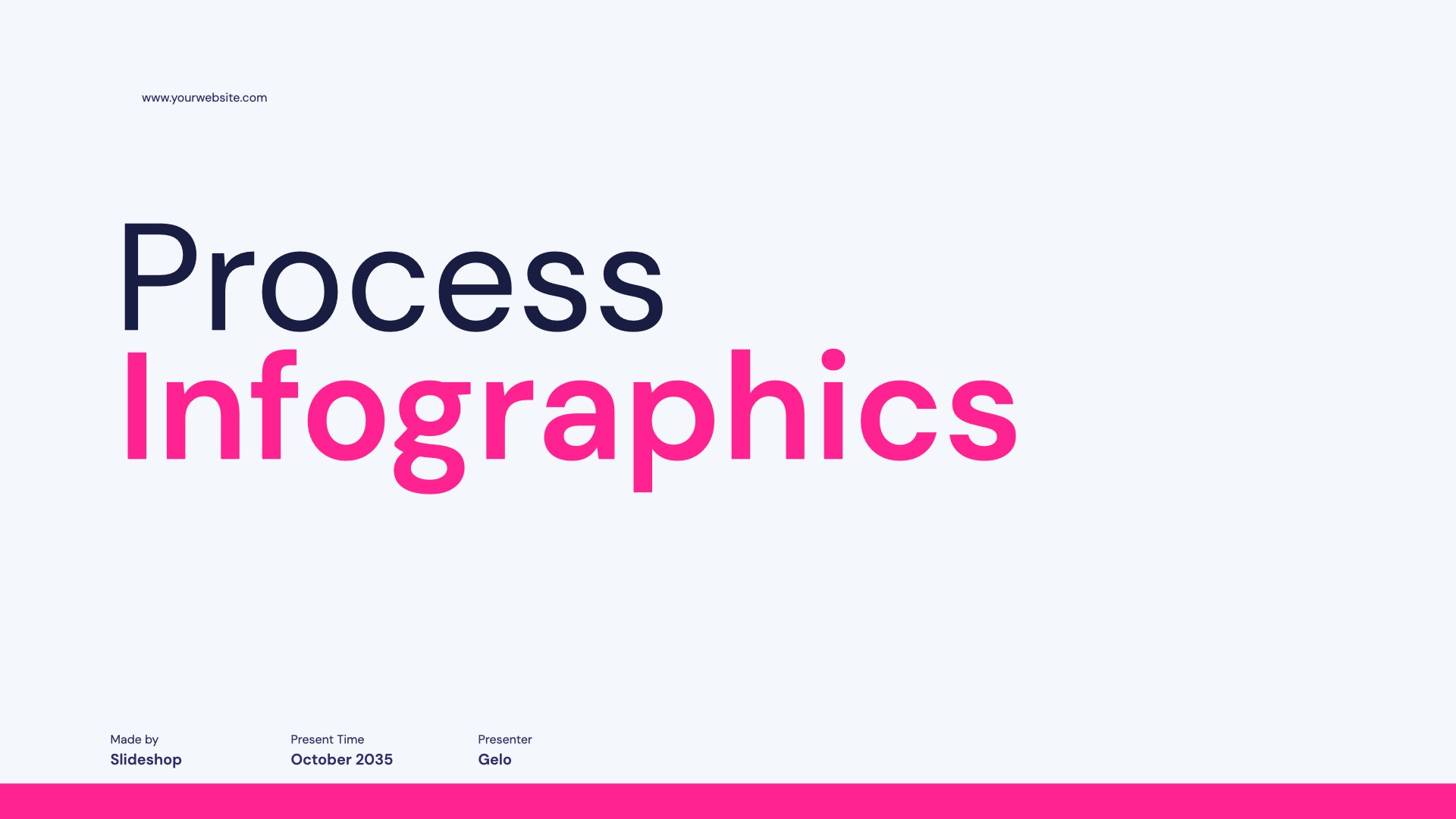 Process Infographic Presentation Template