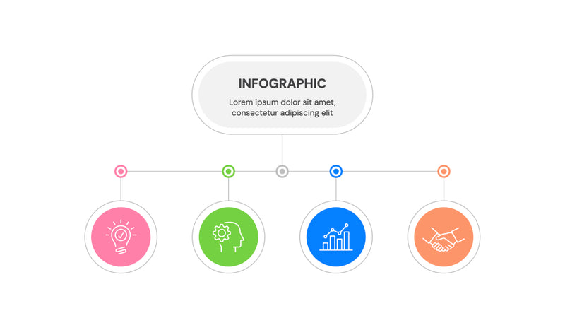 Flowcharts Keynote Presentation Templates. Set 02.