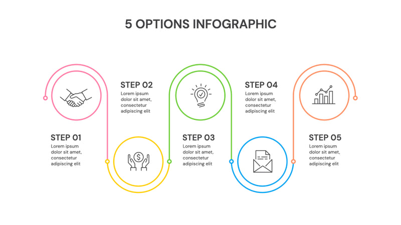 Lines Animated Keynote Infographics