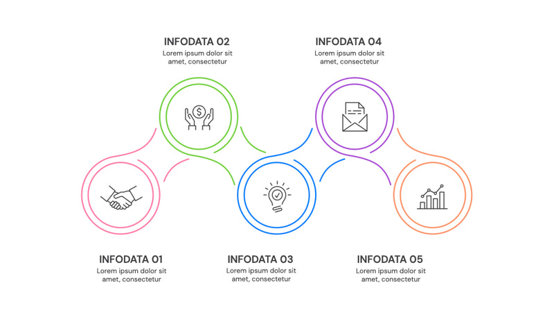 Lines Animated Keynote Infographics
