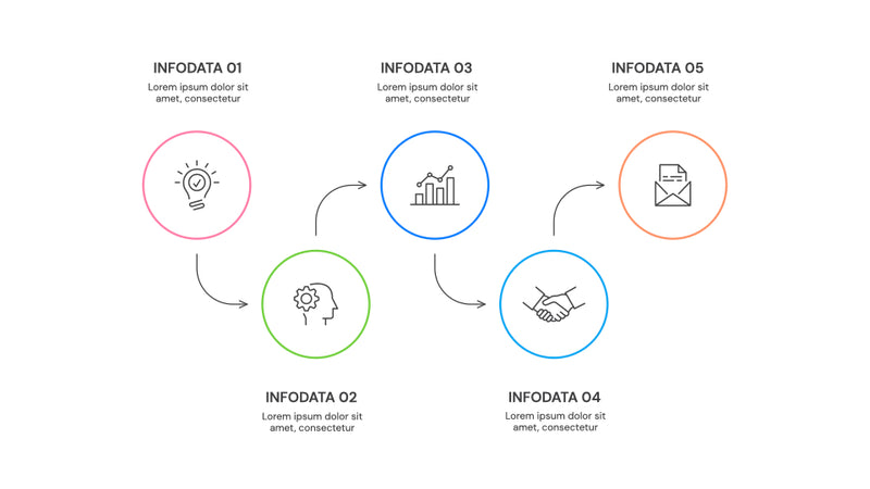 Lines Animated Keynote Infographics
