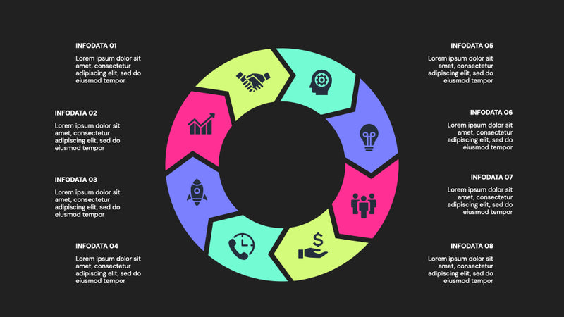 Arrows Animated PowerPoint Presentation. Set 02.