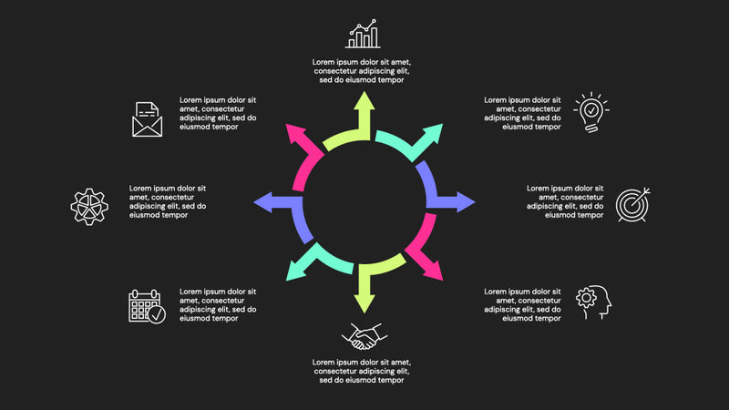 Arrows Animated PowerPoint Presentation. Set 02.