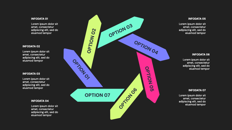 Arrows Animated PowerPoint Presentation. Set 02.