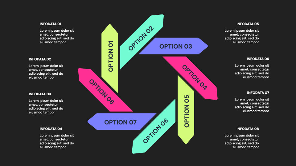 Arrows Animated PowerPoint Presentation. Set 02.