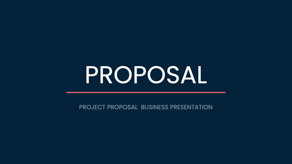 Project Proposal Keynote Template