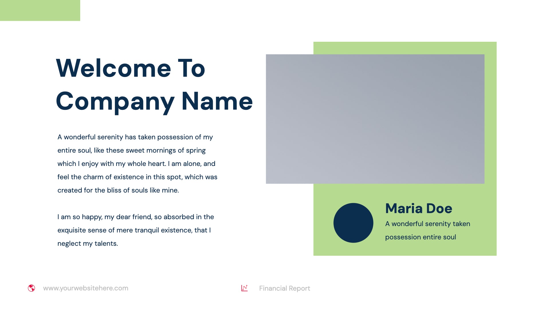 GoFinance - Sales Deck Keynote Template