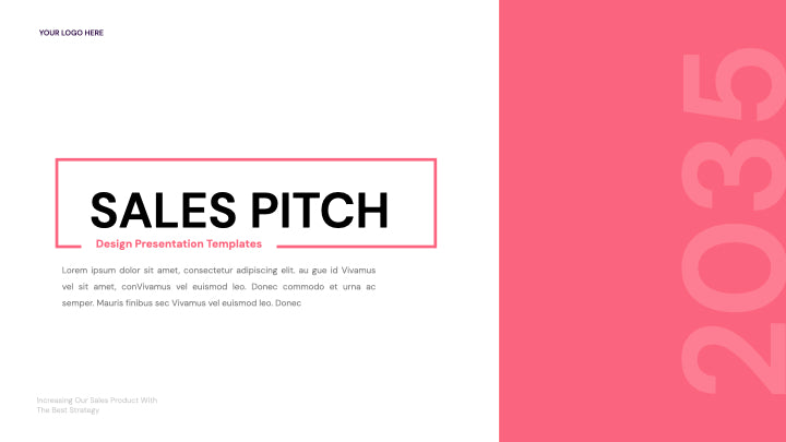 Sales Pitch Powerpoint Presentation Template