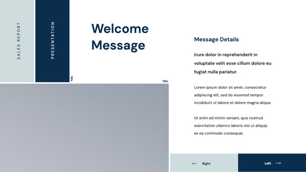 Sales Report Presentation Template Powerpoint