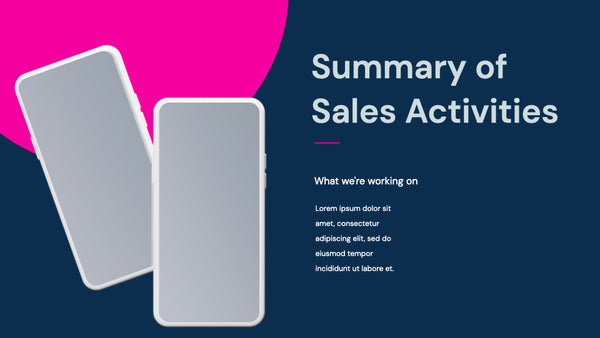 Sales Report Presentation Template Powerpoint