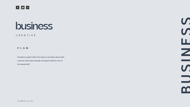Business Plan Presentation Template