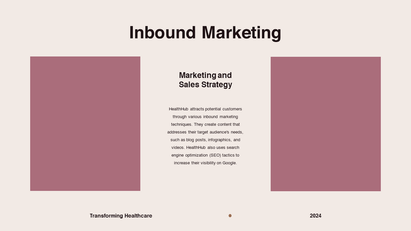 HealthHub - Medical Pitch Deck PowerPoint