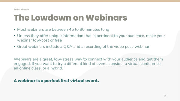 Online Event Marketing Proposal