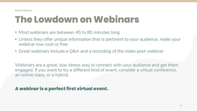 Online Event Marketing Proposal