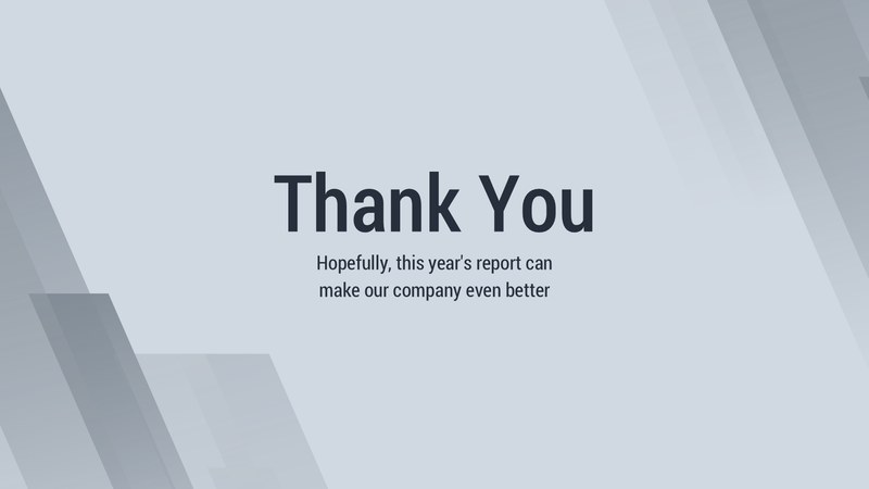 Professional Business Report Presentation