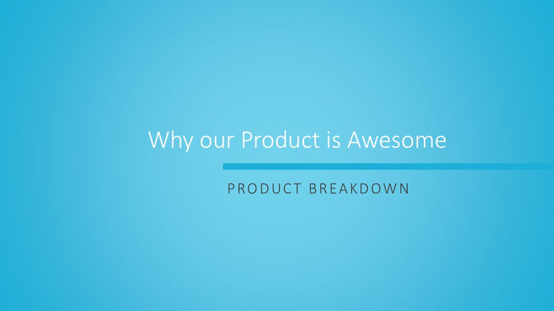 New Product Introduction Presentation