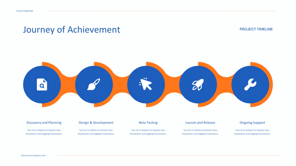 Timeline Infographic Presentation Power Point