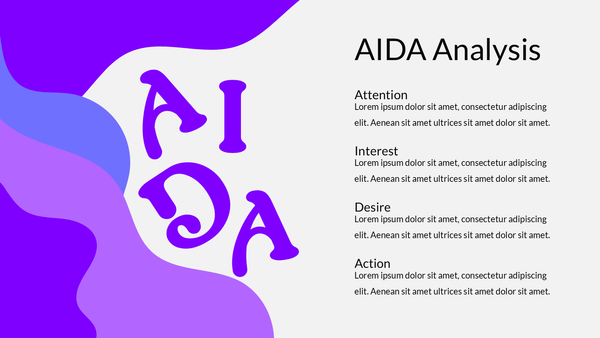 AIDA Analysis - Infographic for Keynote