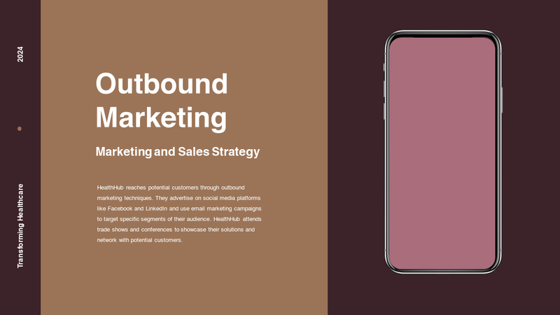 HealthHub - Medical Pitch Deck PowerPoint