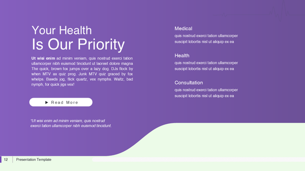 Medipro Medical Presentation Template