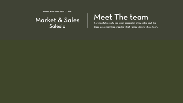 Salesio - Market Analysis Powerpoint Template