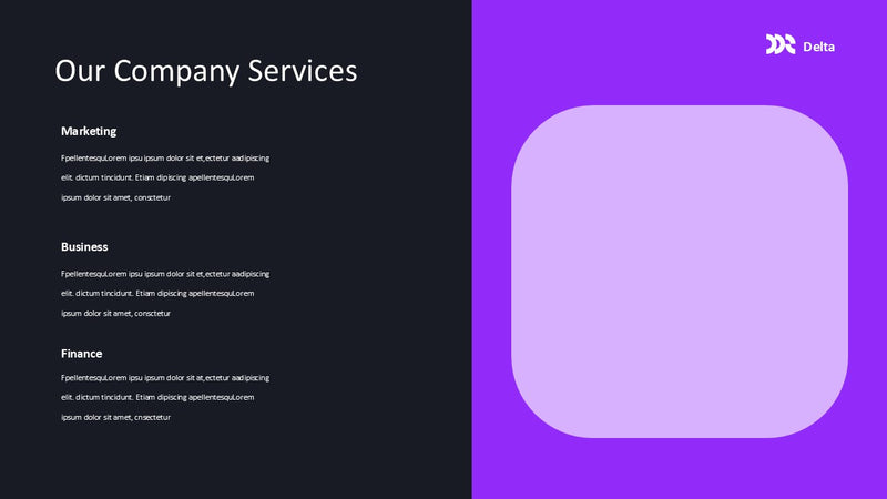 DELTA - Pitch Deck Powerpoint