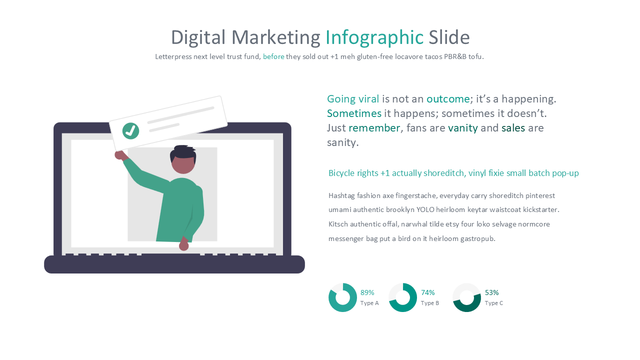 Digital Marketing - PowerPoint Infographics Slides