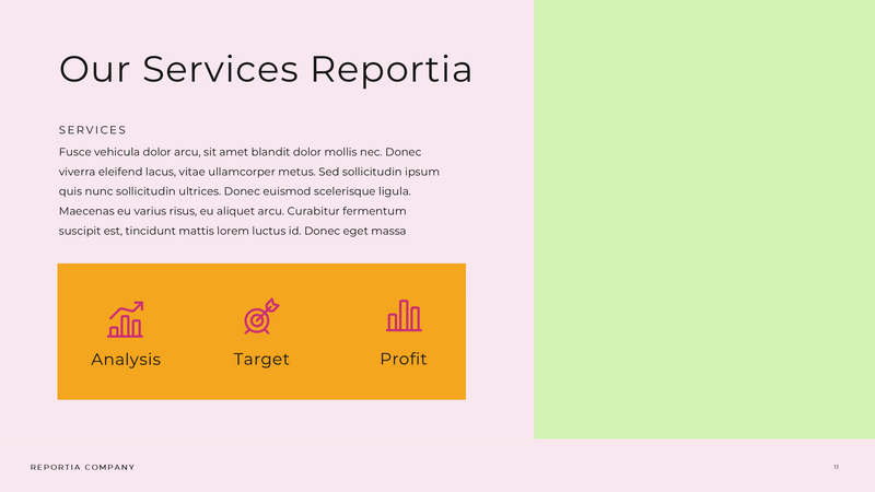 Reportia - Annual Report Powerpoint Template