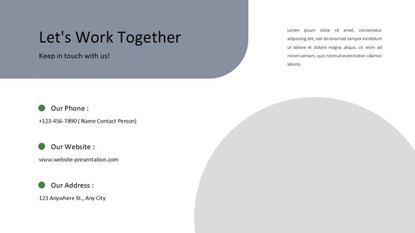 Business Sales Presentation Template Google Slides