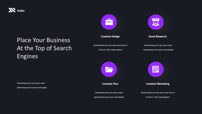 DELTA - Pitch Deck Powerpoint
