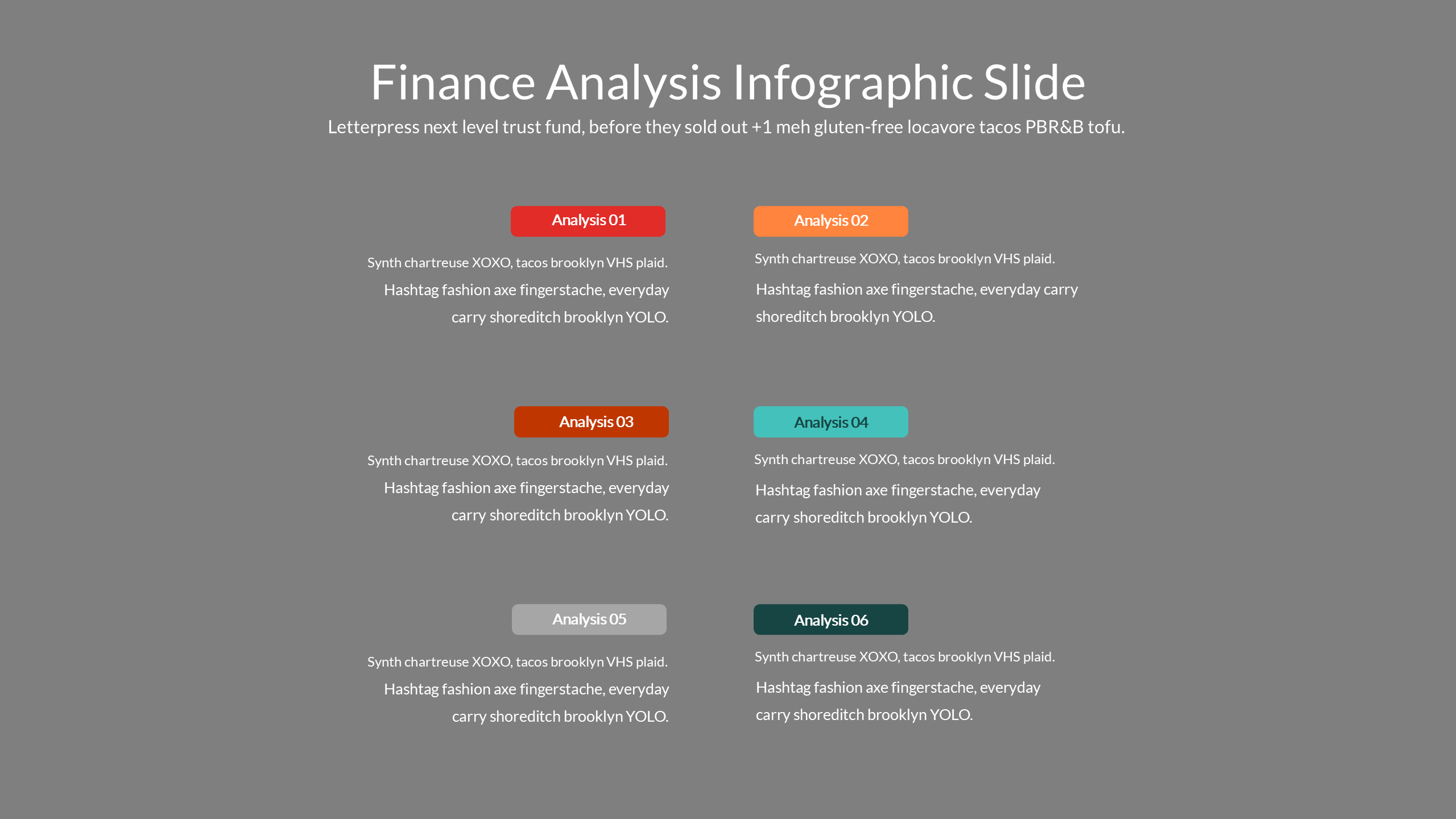 Finance Analysis PowerPoint Presentation