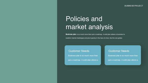 Project - Business Plan Powerpoint Template