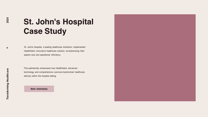 HealthHub - Medical Pitch Deck PowerPoint