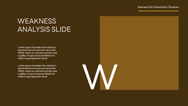 Classic Business Plan Keynote Template