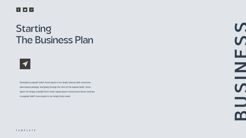 Business Plan Presentation Template