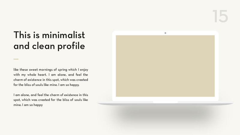 Native Minimalist PowerPoint Template
