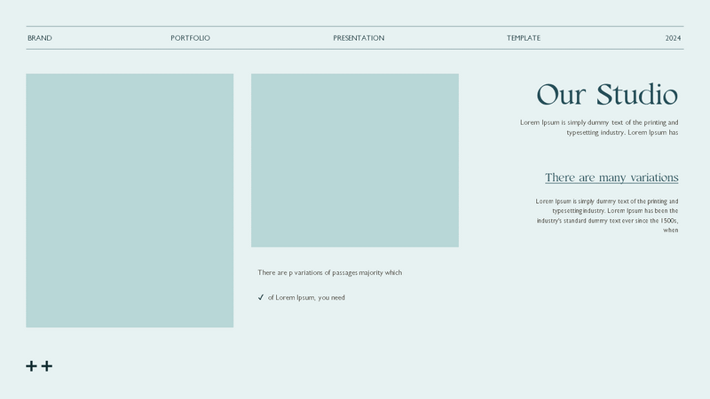 Portfolio Presentation Template