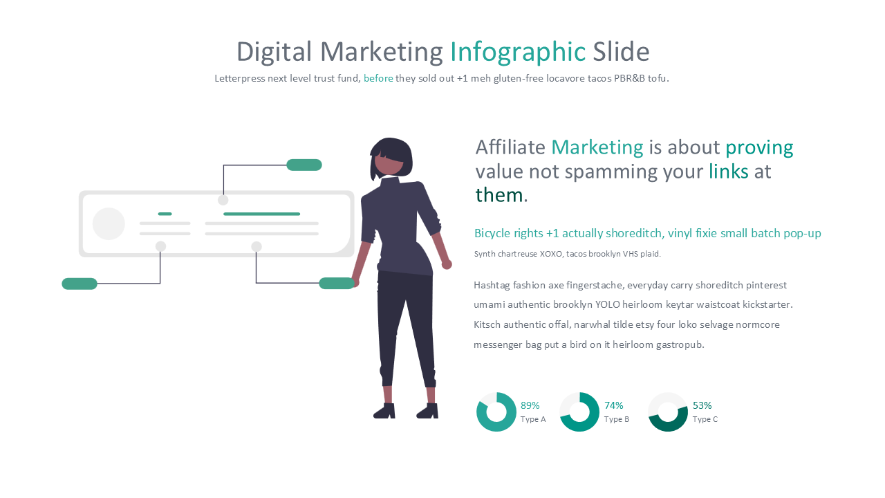 Digital Marketing - PowerPoint Infographics Slides